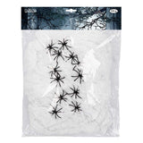 Araignées Noires Décoratives - 12 Pièces Halloween 250g