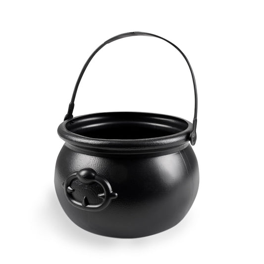Chaudron Magique Noir avec Anse - Accessoire Sorcière Halloween