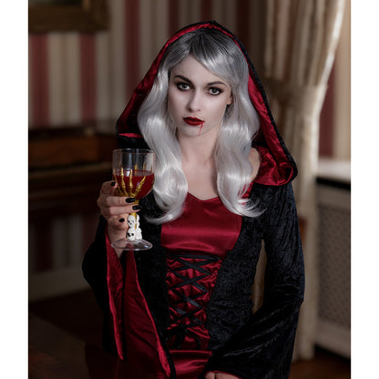 Verre Vampire Calice Gothique - Set 3 Verres Décor Crânes