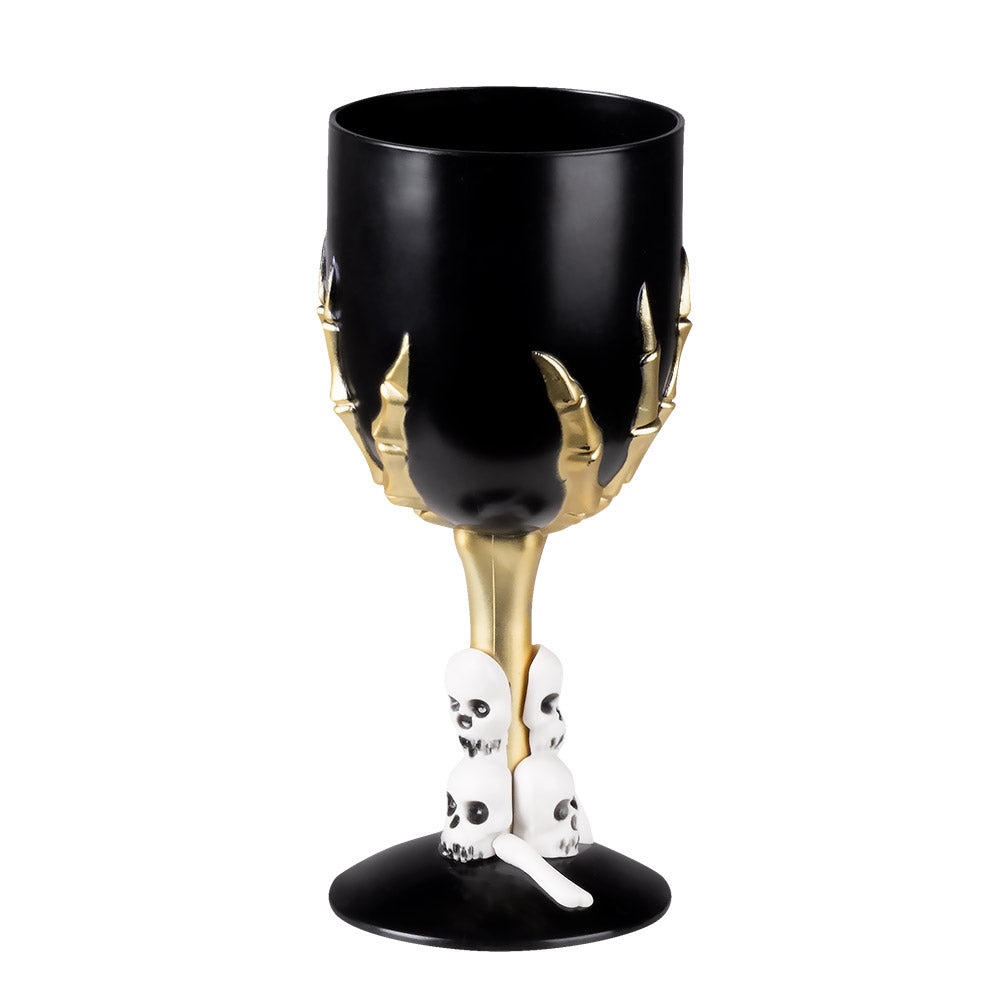 Verre Gobelet Grim Reaper Noir et Or - Accessoire Halloween
