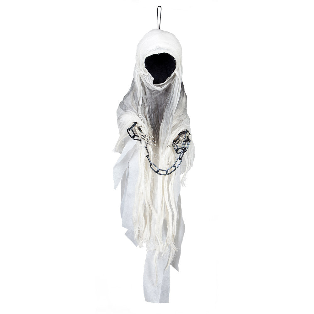Fantôme Blanc Chaînes Halloween - Décoration Suspendue