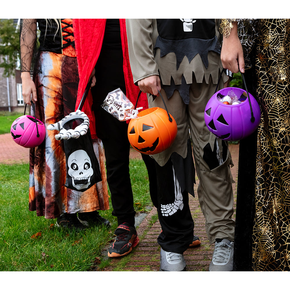 Citrouille Halloween Lumineuse - Panier Bonbons 4 Couleurs