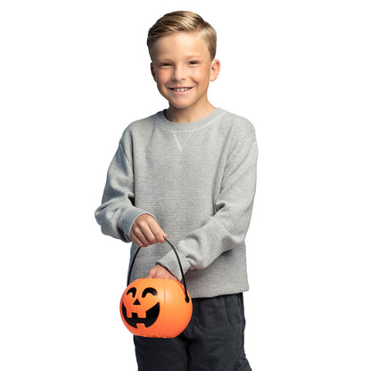 Citrouille Halloween avec Lumière et Son - Seau de Récolte