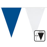 Bannière Triangulaire Bleu Marine 20x30 cm - Décoration Fête