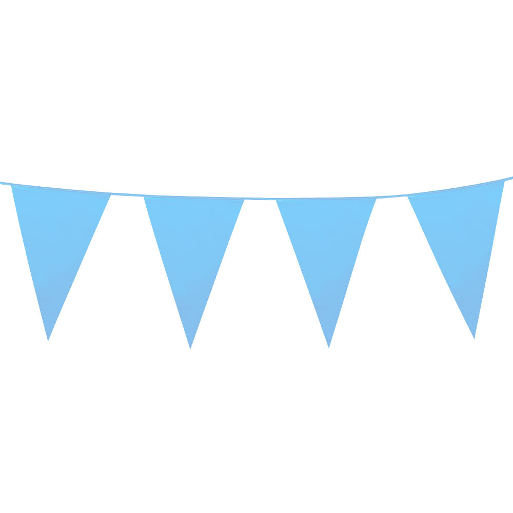 Guirlande Fanions Bleu 20x30cm - Décoration Fête