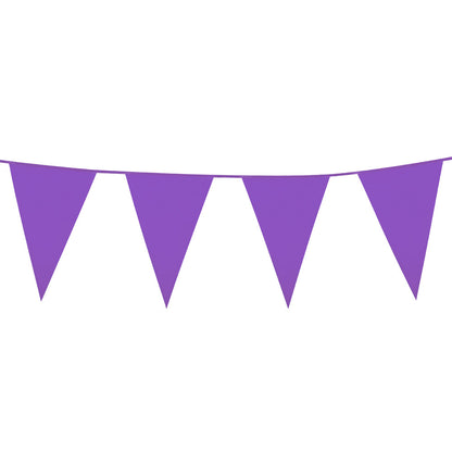 Guirlande Fanions Violet 20cm - Décoration Fête