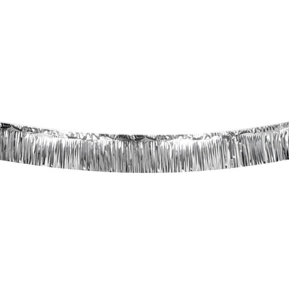 Frange Pailletée Argent - Décoration de Fête Scintillante