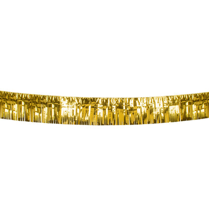Guirlande Frange Dorée Métallisée - Décoration Graduation et Fêtes