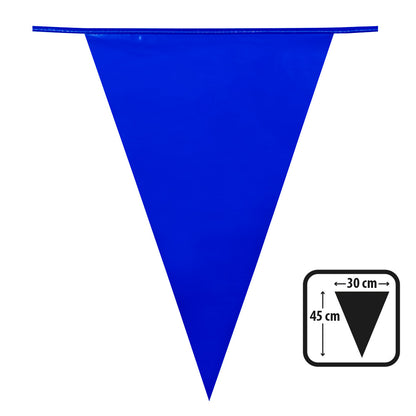 Guirlande Fanions Bleu 30cm - Décoration Fête Anniversaire