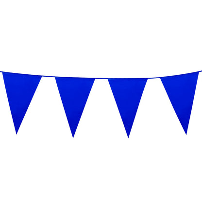 Guirlande Fanions Bleu 30cm - Décoration Fête Anniversaire
