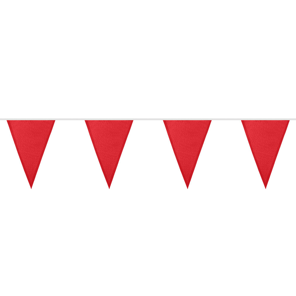 Guirlande Fanions Rouge 6M - Décoration Fête Anniversaire