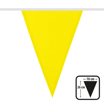 Guirlande Fanions Jaune 6m - Décoration Fête & Anniversaire