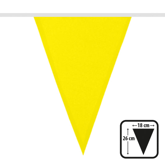 Guirlande Fanions Jaune 6m - Décoration Fête & Anniversaire