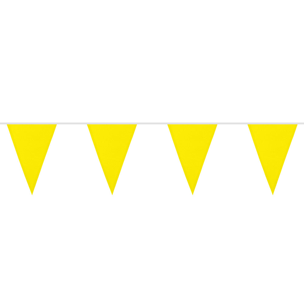 Guirlande Fanions Jaune 6m - Décoration Fête & Anniversaire