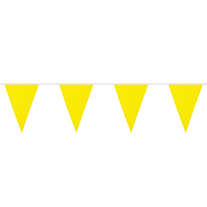 Guirlande Fanions Jaune 6m - Décoration Fête & Anniversaire