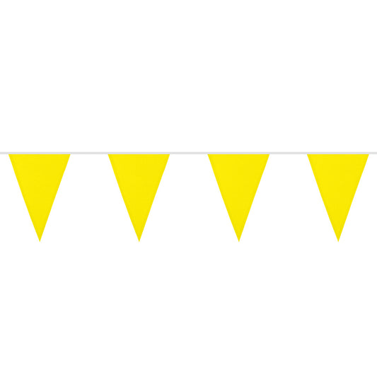 Guirlande Fanions Jaune 6m - Décoration Fête & Anniversaire
