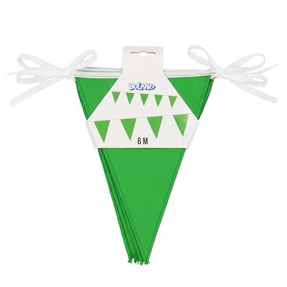 Guirlande Fanions Vert 6M - Décoration Fête Anniversaire