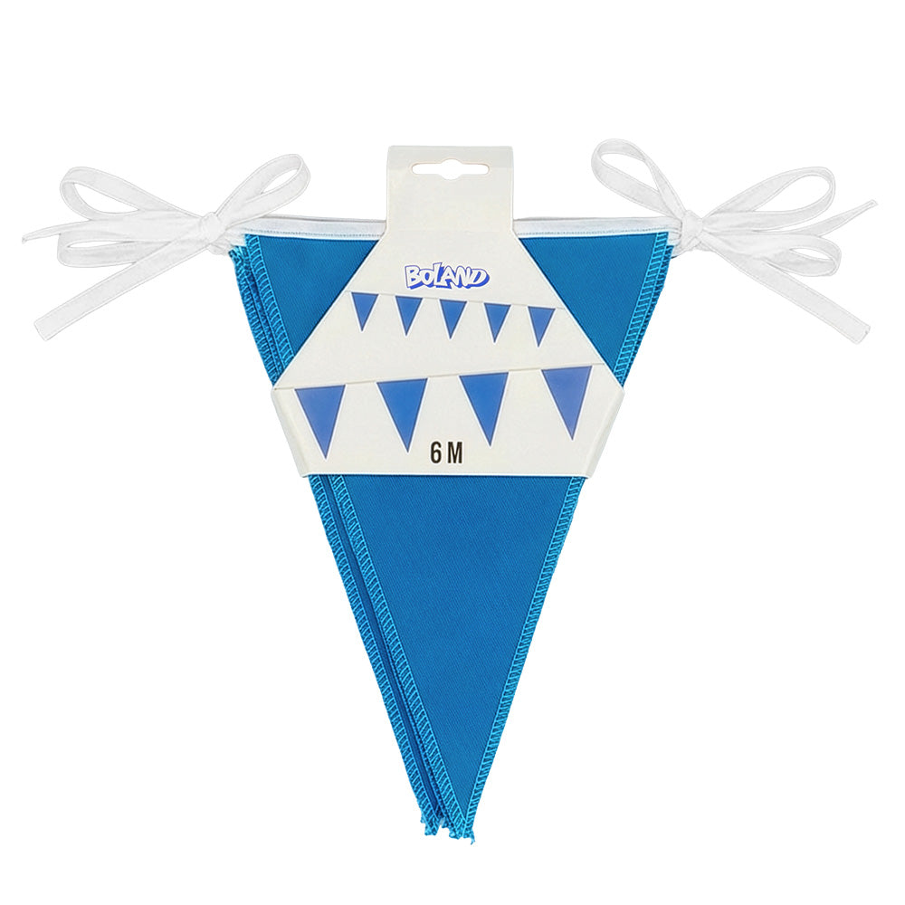 Guirlande Fanions Bleus 6M - Décoration Fête Anniversaire
