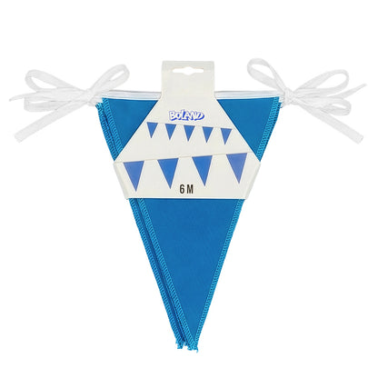 Guirlande Fanions Bleus 6M - Décoration Fête Anniversaire