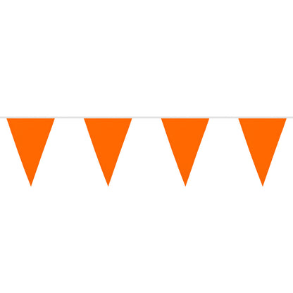 Guirlande Fanions Orange 6M - Décoration Fête Anniversaire