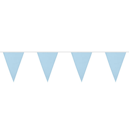 Guirlande Fanions Bleu Ciel 6M - Décoration Fête Anniversaire