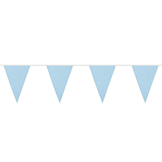 Guirlande Fanions Bleu Ciel 6M - Décoration Fête Anniversaire
