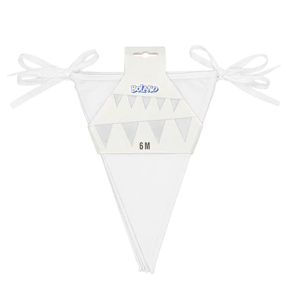 Guirlande Fanion Blanc 6M - Décoration Fête & Mariage