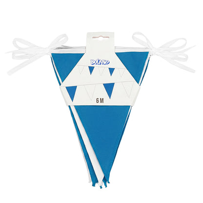 Guirlande Fanions Bleu et Blanc 6M - Décoration Fête
