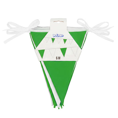 Guirlande Fanions Vert et Blanc 6M - Décoration Fête