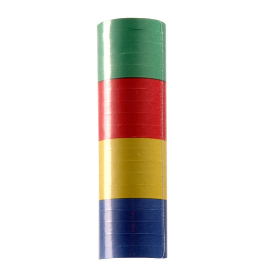 Adhésif Décoratif Multicolore - 4 Rouleaux Assortis