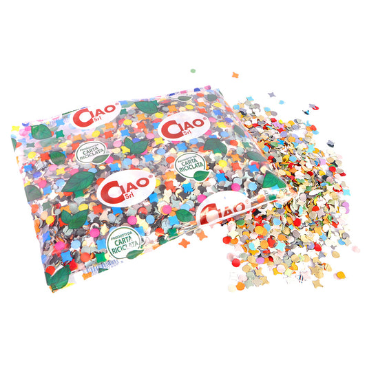 Confettis Multicolores 14g - Décoration Fête Papier Recyclé