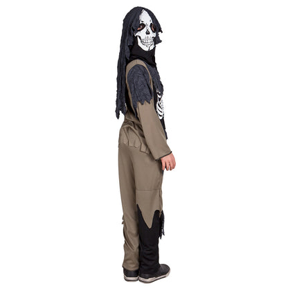 Déguisement Zombie Squelette Enfant - Costume Halloween Complet
