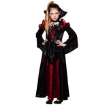 Costume Vampire Enfant Elegante Robe Noire et Rouge