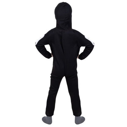 Déguisement Squelette Enfant - Combinaison Noire Osseuse