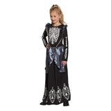 Déguisement Squelette Enfant avec Robe Longue Halloween
