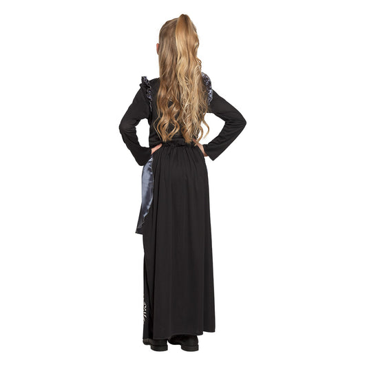 Déguisement Squelette Enfant avec Robe Longue Halloween