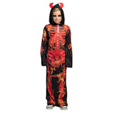 Déguisement Squelette Enflammé Enfant - Costume Halloween