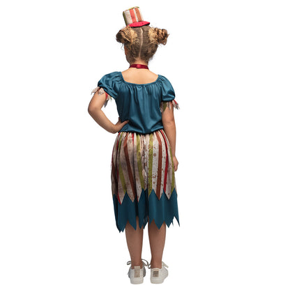 Déguisement Clown Enfant Cirque Coloré avec Chapeau