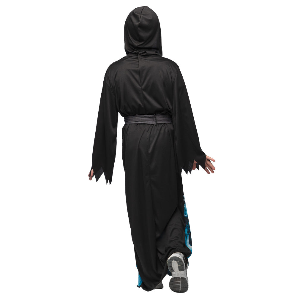 Déguisement Faucheuse Fantôme Enfant - Robe Halloween Ajourée