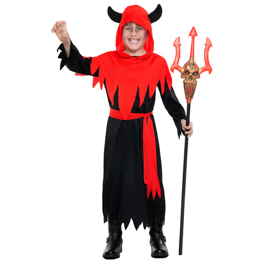 Déguisement Diable Enfant avec Fourche - Halloween