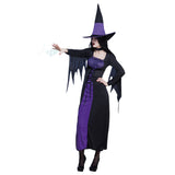 Déguisement Sorcière Gothique Noir et Violet Halloween