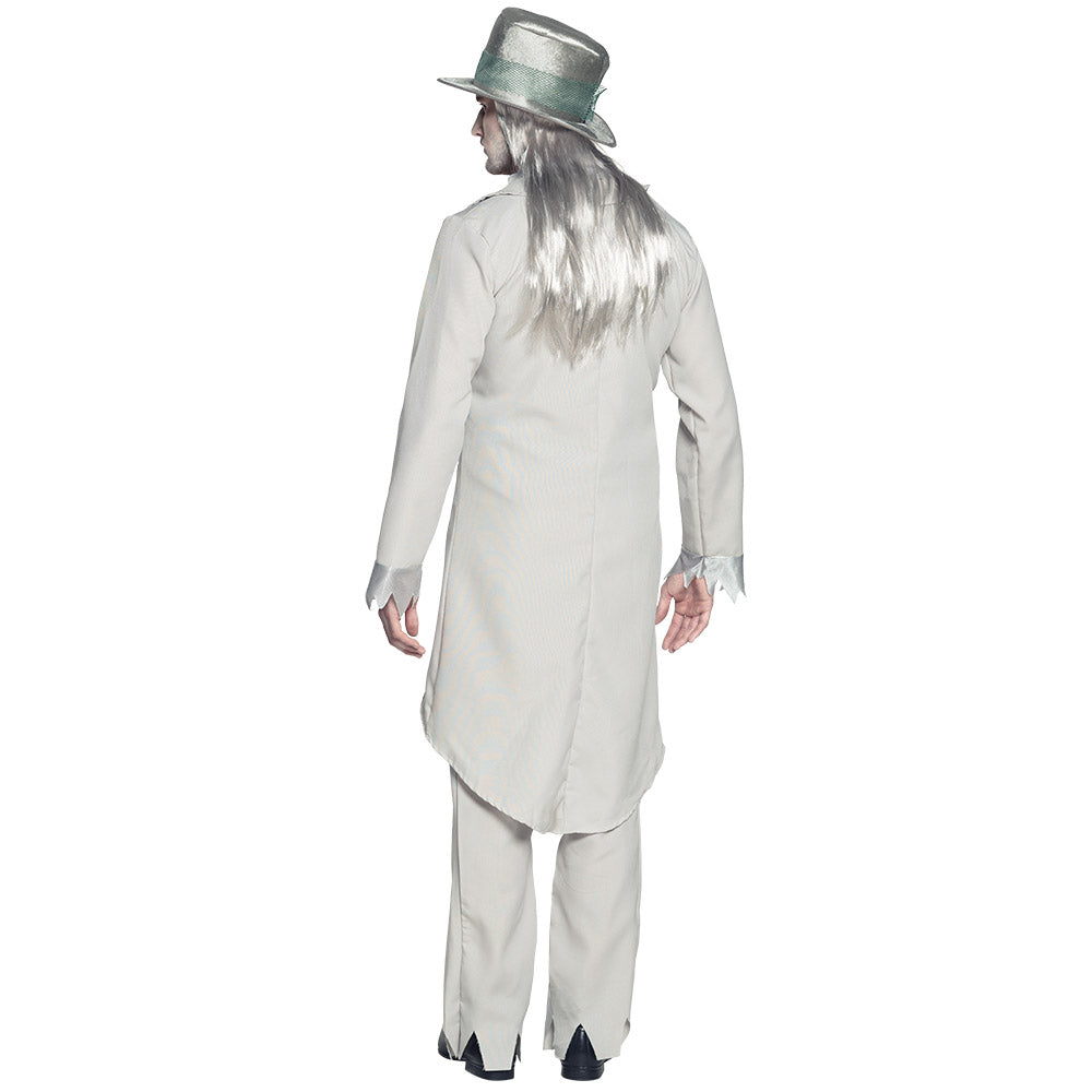 Déguisement Fantôme Élégant Homme - Costume Blanc Gothique