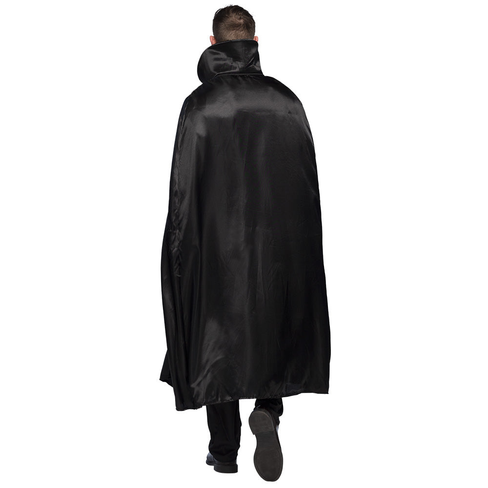 Costume Vampire Classique avec Cape Noire - Déguisement Adulte