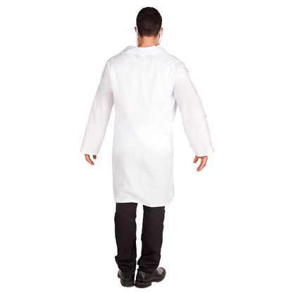 Déguisement Médecin Zombie Sanglant - Blouse Taché de Sang