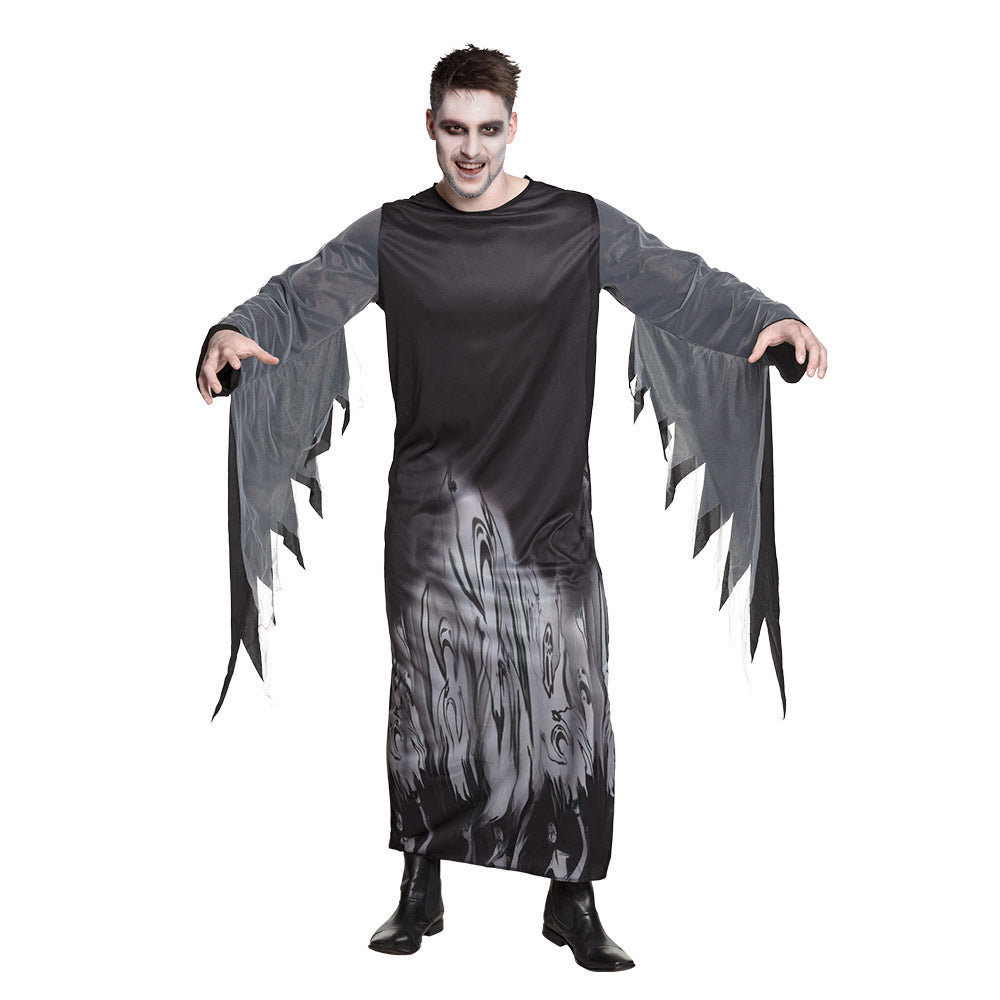 Costume de Spectre Fantôme Halloween - Robe Longue Adulte