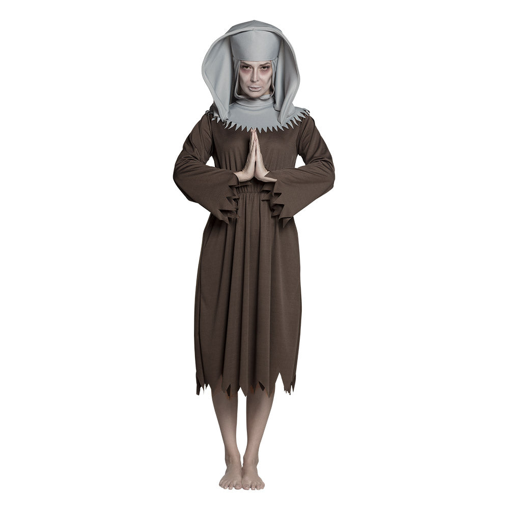 Déguisement Nonne Médiévale - Costume Religieux Adulte