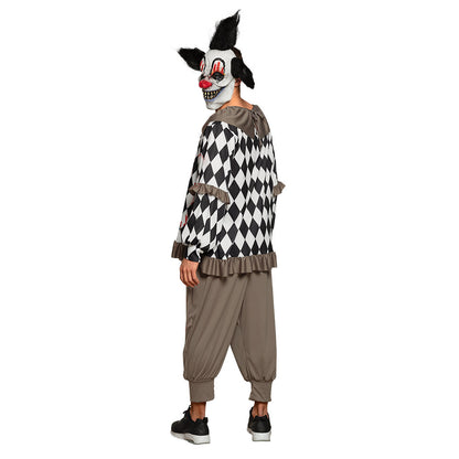 Déguisement Clown Terrifiant avec Masque - Costume Complet Adulte