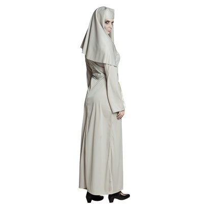 Déguisement Nonne Religieuse Blanc Costume Adulte