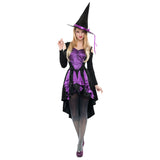 Costume Sorcière Noir et Violet Adulte Halloween