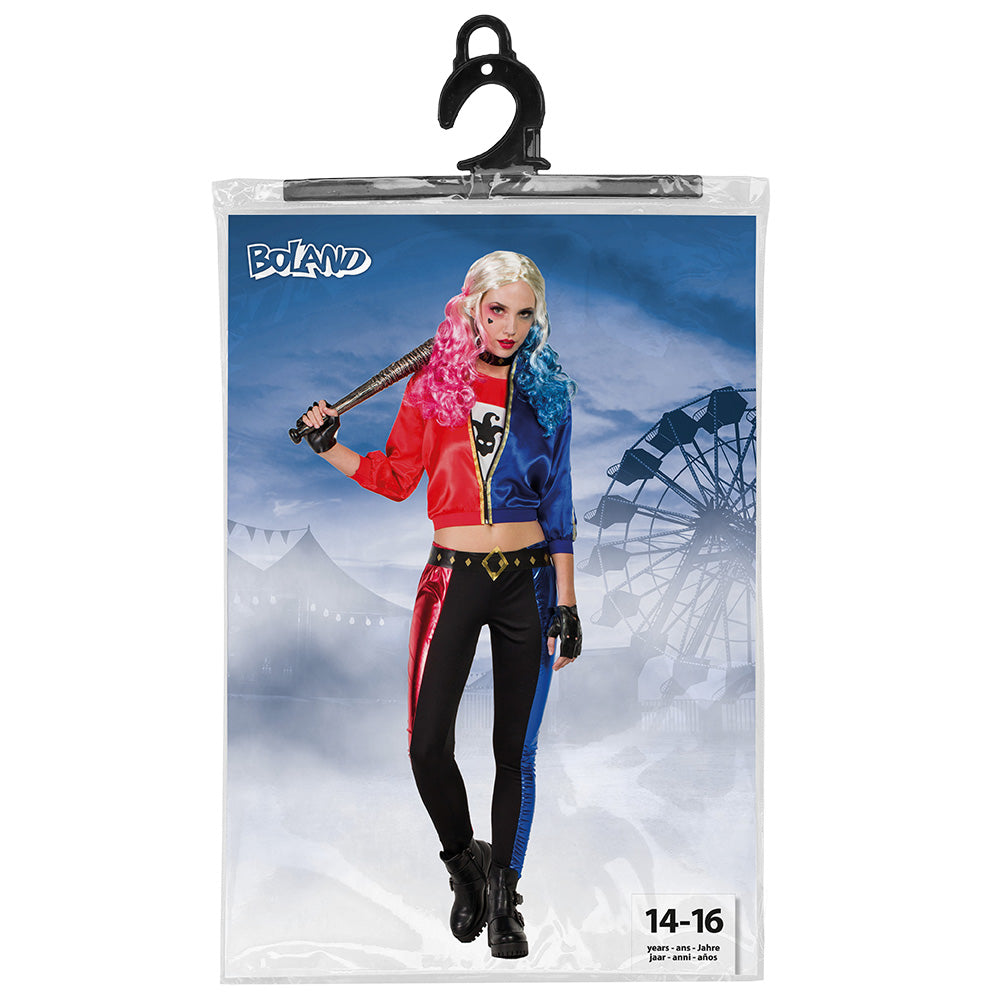 Déguisement Harley Quinn Fille - Costume Complet Ado 14-16 ans